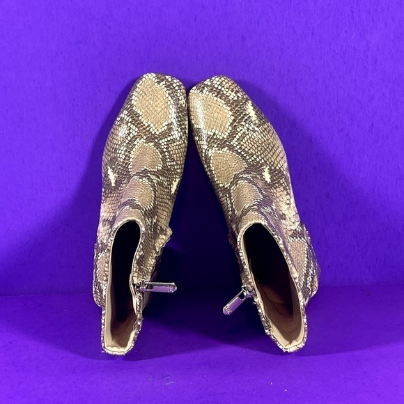 Sam‎ Edelman Women's Tan Snake Print DaRuby Ankle Bootie Shoe Size 5.5-NEW - Picture 6 of 11